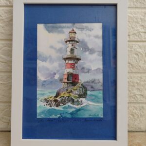 "На пост" - оригинална акварелна картина