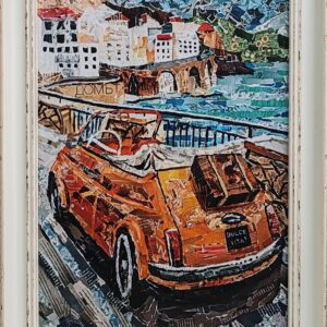 "Южен бряг" - Рамкиран принт върху платно